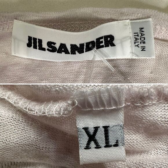 Jil Sander NWT Italian Linen Blend Tee XL – Minimalist Relaxed Fit Luxe #JSS23TS - Picture 6 of 9
